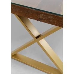 KARE Design Piètements De Tables|Structure Tavola Cross Laiton (2/Set)