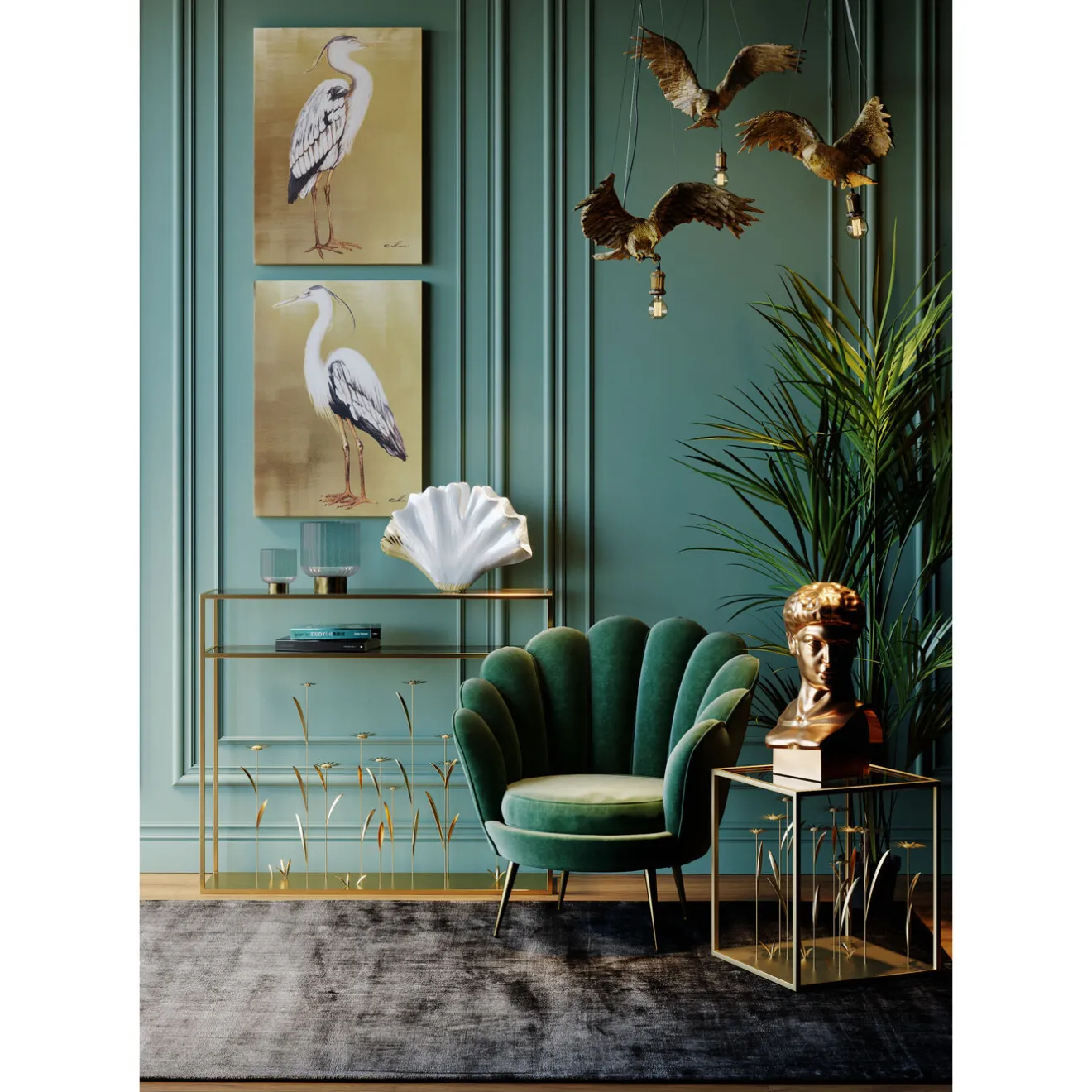 KARE Design Suspensions|Suspension Animal Parrot