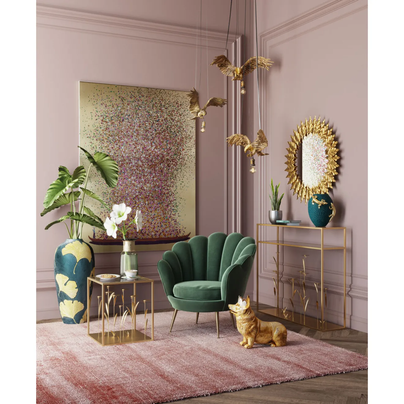 KARE Design Suspensions|Suspension Animal Parrot