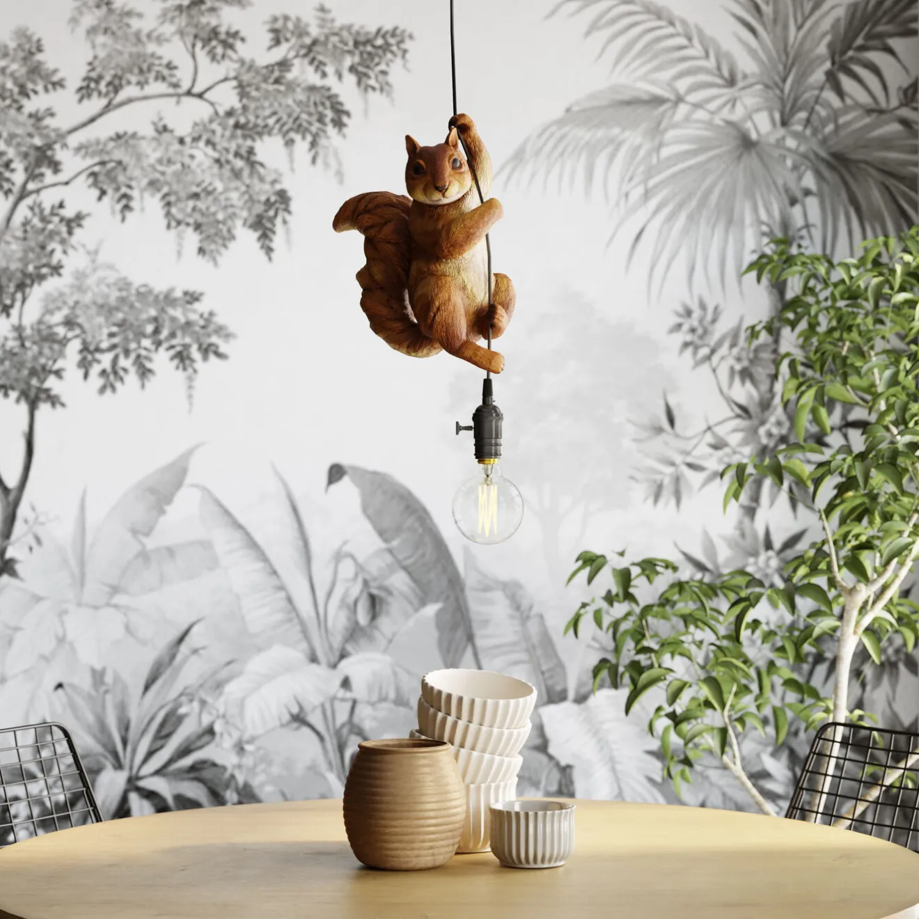 KARE Design Suspensions|Suspension Animal Squirrel 20Cm