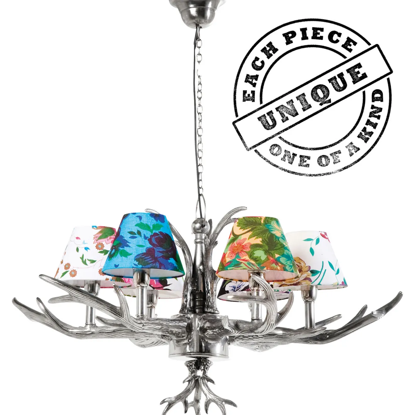 KARE Design Suspensions|Suspension Antler Flowers 6