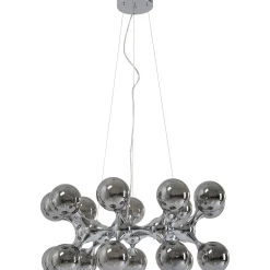KARE Design Suspensions|Suspension Atomic Balls Argente O74Cm