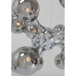 KARE Design Suspensions|Suspension Atomic Balls Argente O74Cm