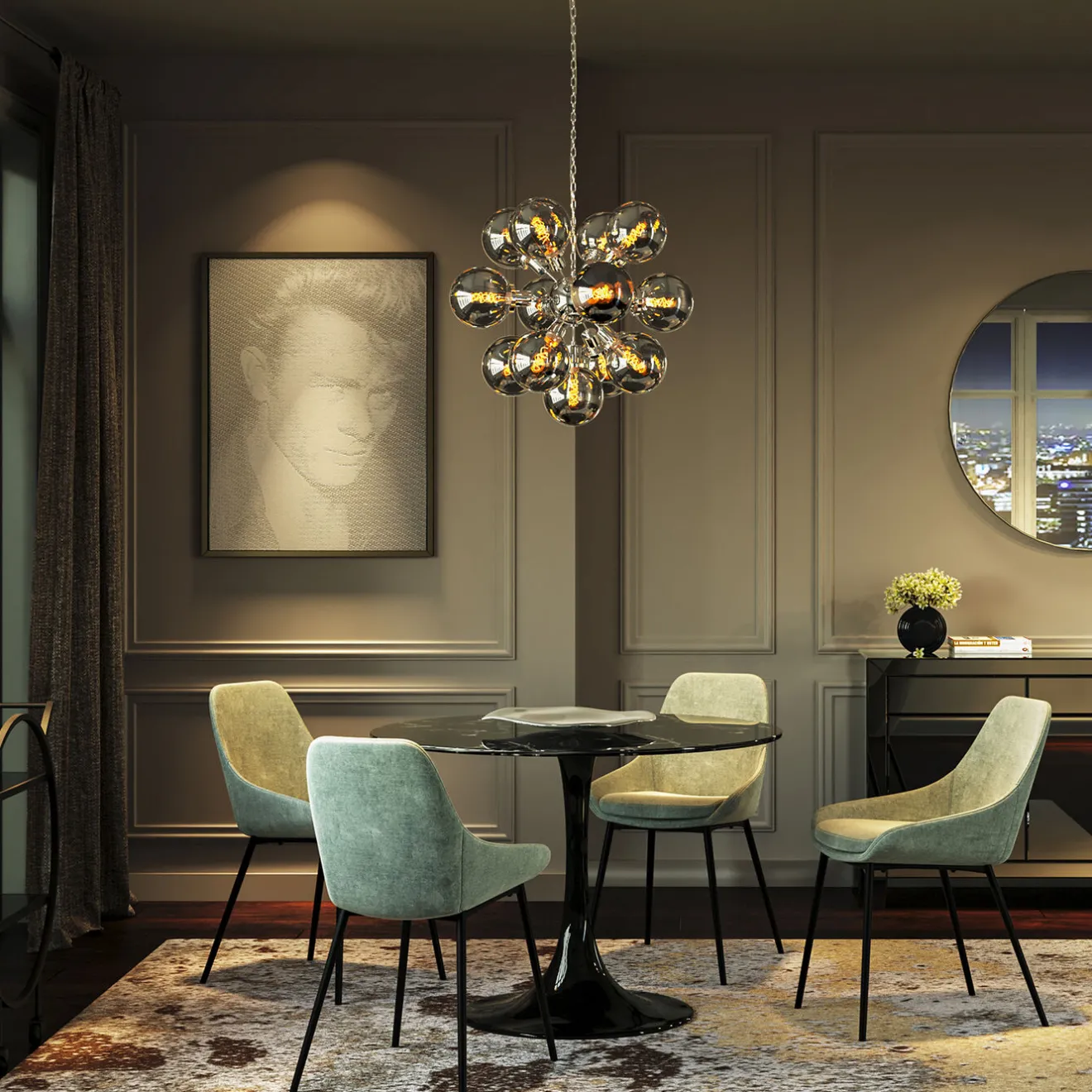 KARE Design Suspensions|Suspension Atomic O72Cm