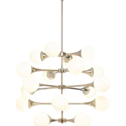 KARE Design Suspensions|Suspension Bulb Fiction 20 Argente O102Cm