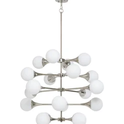 KARE Design Suspensions|Suspension Bulb Fiction 20 Argente O102Cm