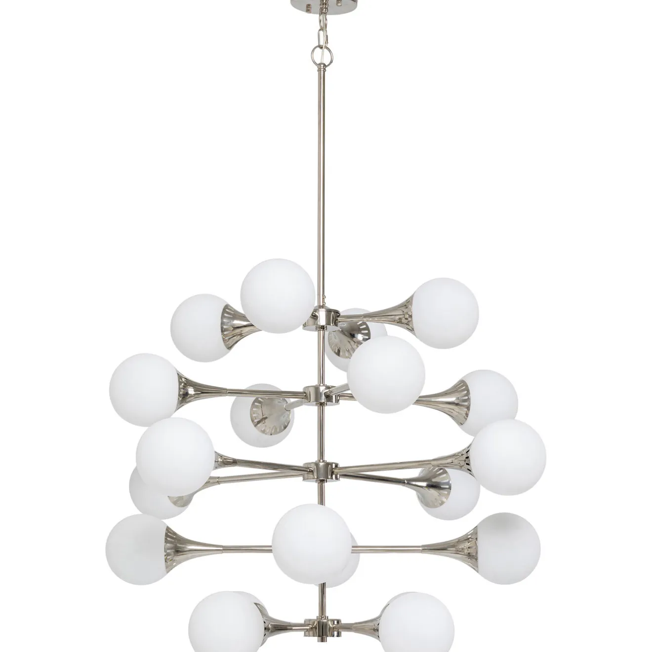 KARE Design Suspensions|Suspension Bulb Fiction 20 Argente O102Cm