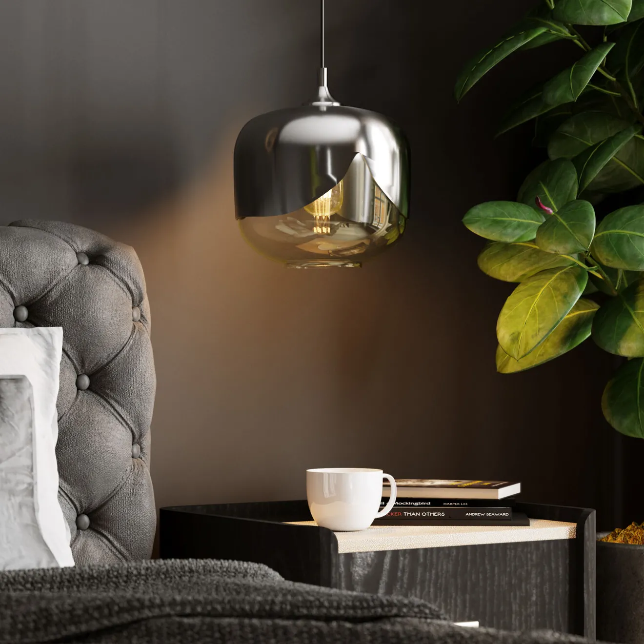 KARE Design Suspensions|Suspension Chrome Goblet O25Cm