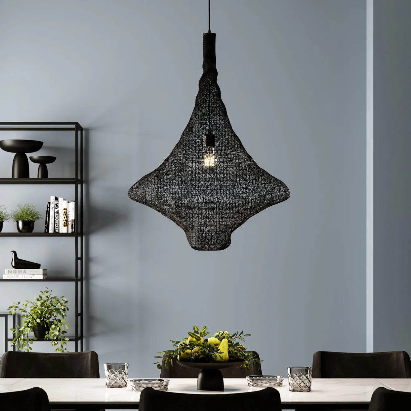 KARE Design Suspensions|Suspension Cocoon Noir O89Cm
