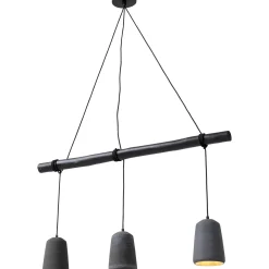 KARE Design Suspensions|Suspension Dining Concrete Noir Tre