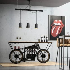 KARE Design Suspensions|Suspension Dining Concrete Noir Tre