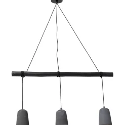 KARE Design Suspensions|Suspension Dining Concrete Noir Tre