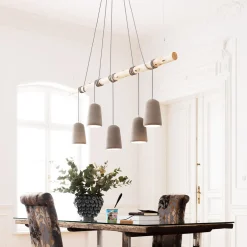 KARE Design Suspensions|Suspension Dining Concrete Cinque