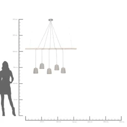 KARE Design Suspensions|Suspension Dining Concrete Cinque