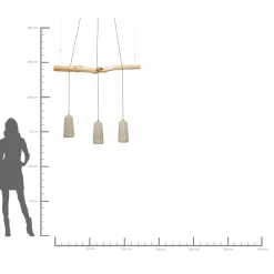 KARE Design Suspensions|Suspension Dining Concrete Tre 120Cm