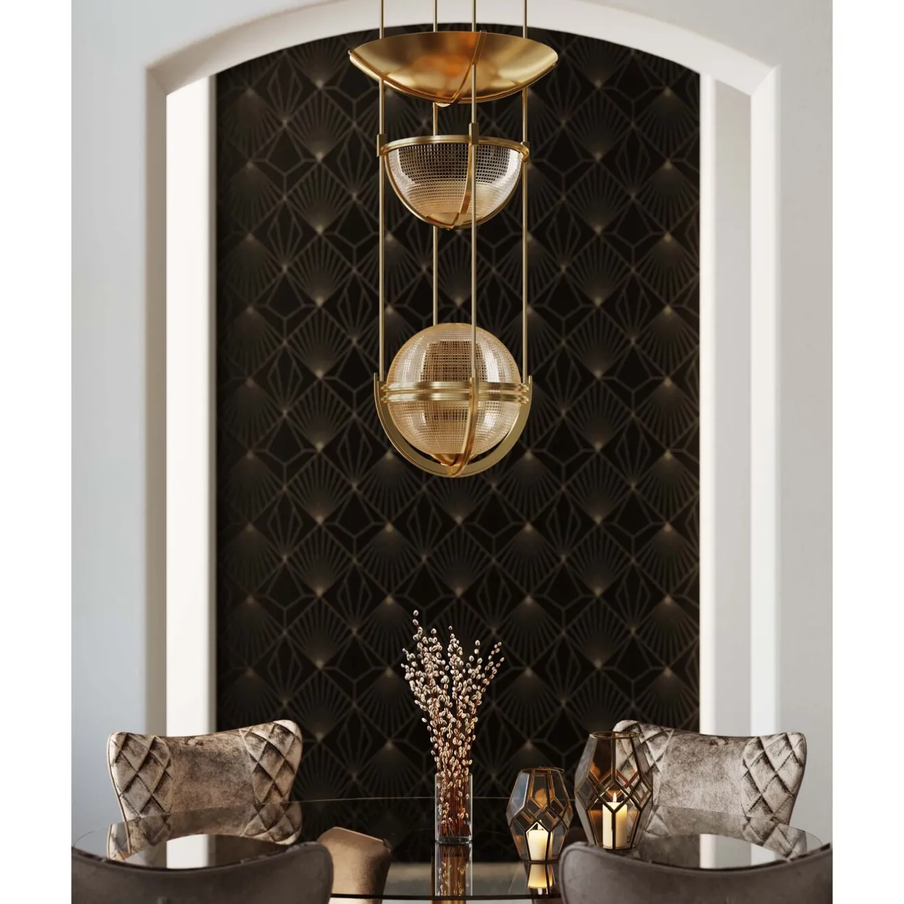 KARE Design Suspensions|Suspension Global Basket O52Cm