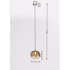 KARE Design Suspensions|Suspension Golden Goblet O25Cm