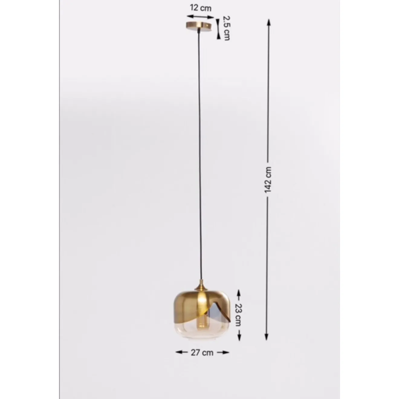 KARE Design Suspensions|Suspension Golden Goblet O25Cm