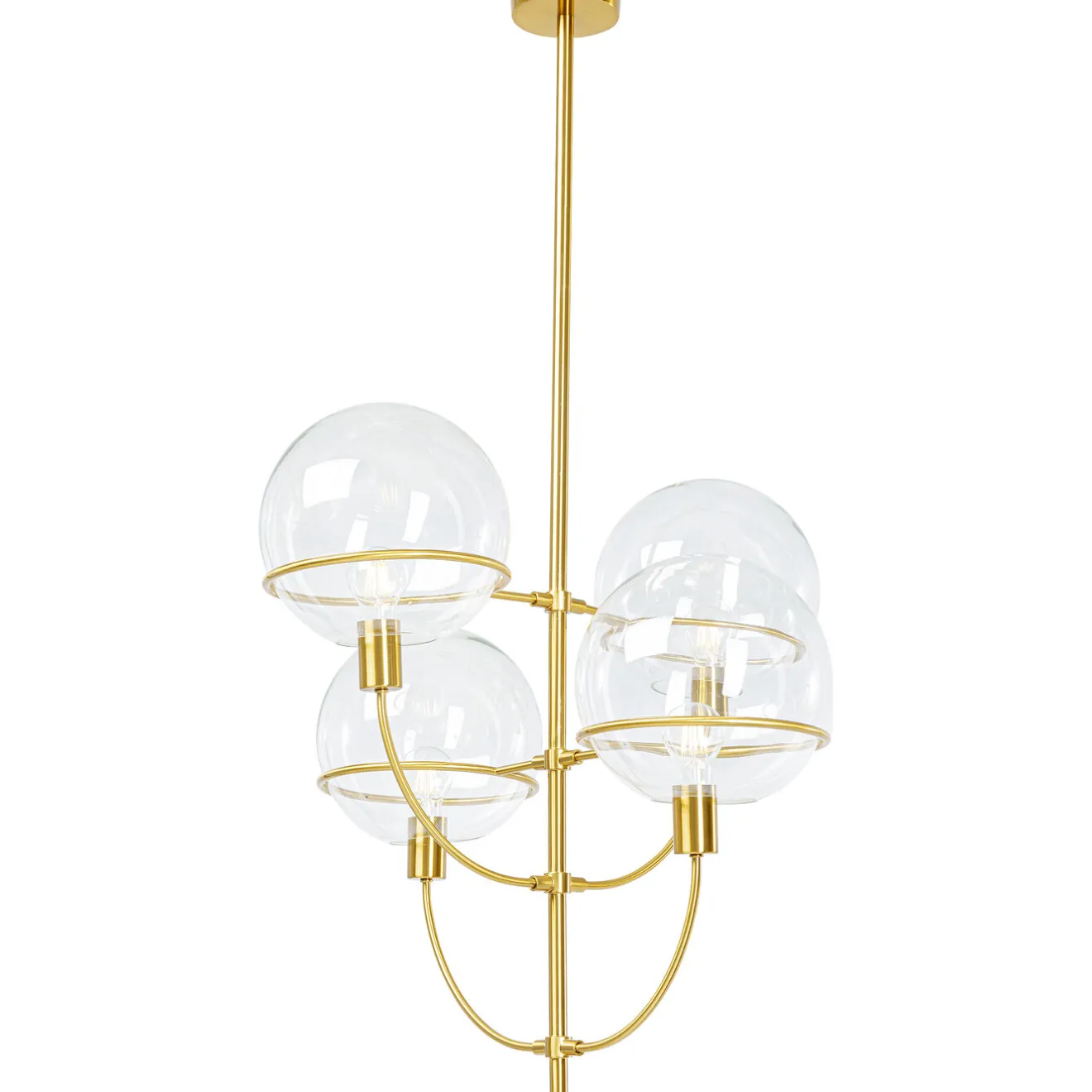 KARE Design Suspensions|Suspension Lantern Brass O68Cm