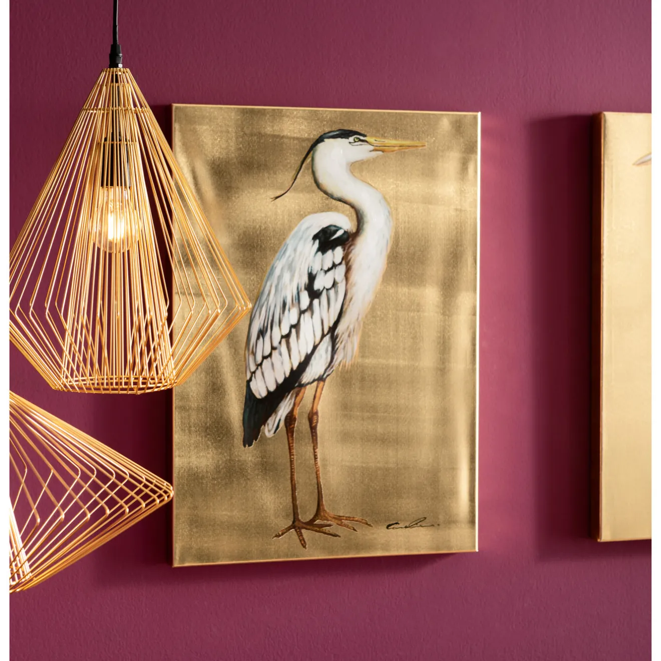 KARE Design Suspensions|Suspension Modo Wire Rond Dore