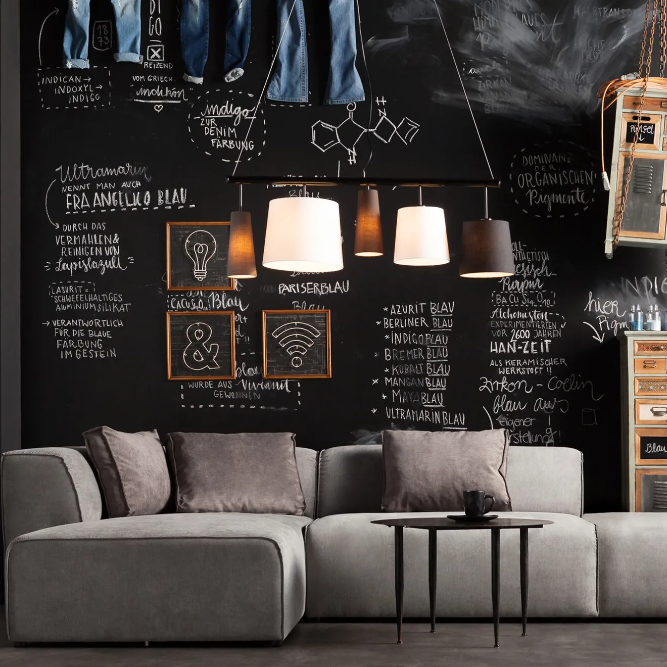 KARE Design Suspensions|Suspension Parecchi Noire 100Cm