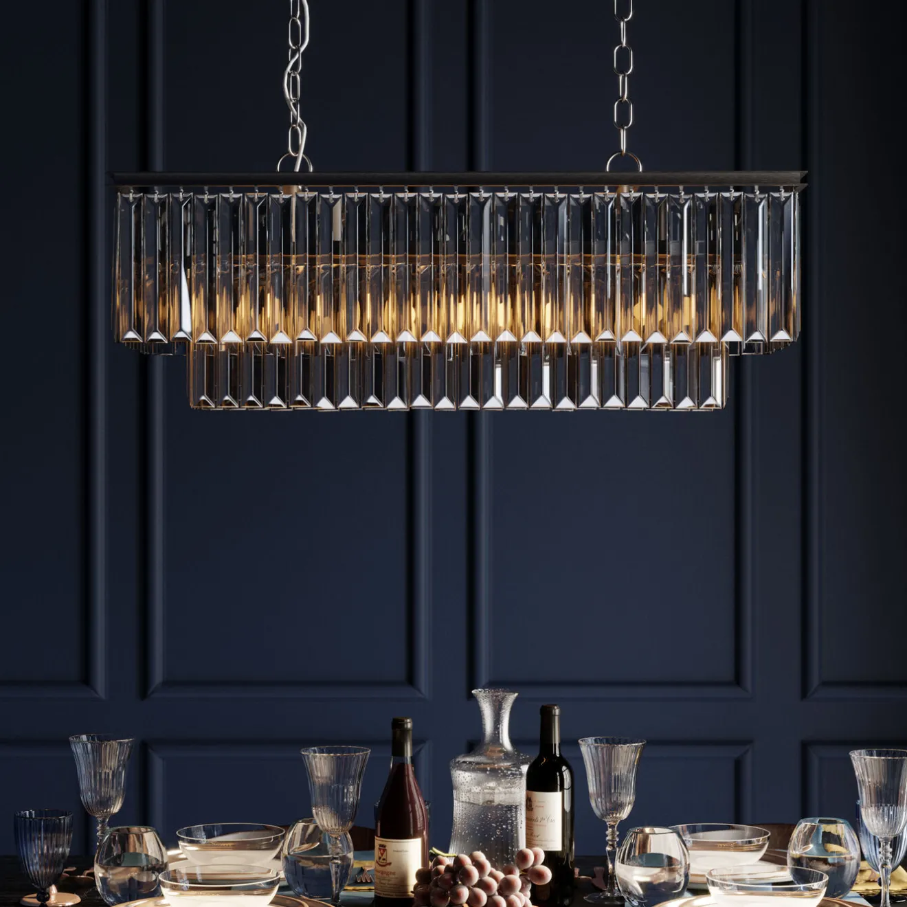 KARE Design Suspensions|Suspension Rectangulaire Smoky Lounge