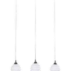 KARE Design Suspensions|Suspension Ruffle Dining Blanc