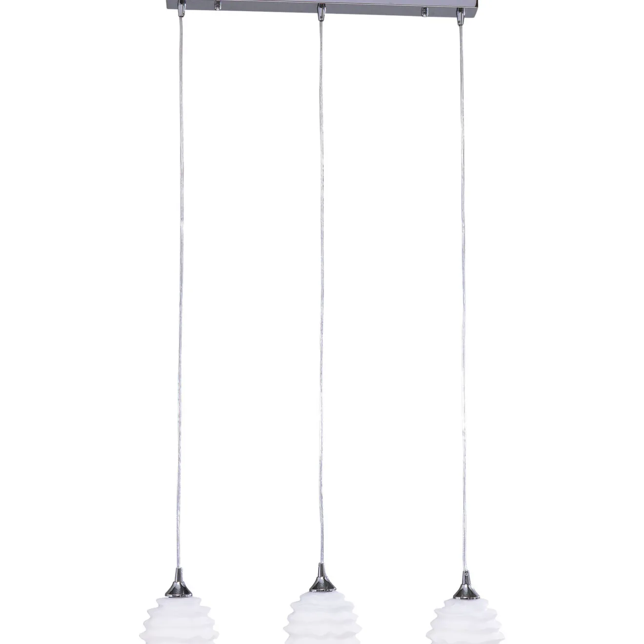 KARE Design Suspensions|Suspension Ruffle Dining Blanc