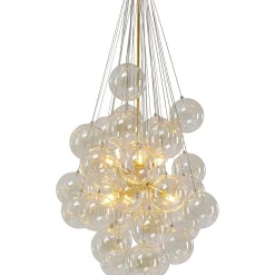 KARE Design Suspensions|Suspension Snowballs Ambre O50Cm