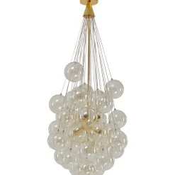 KARE Design Suspensions|Suspension Snowballs Ambre O50Cm