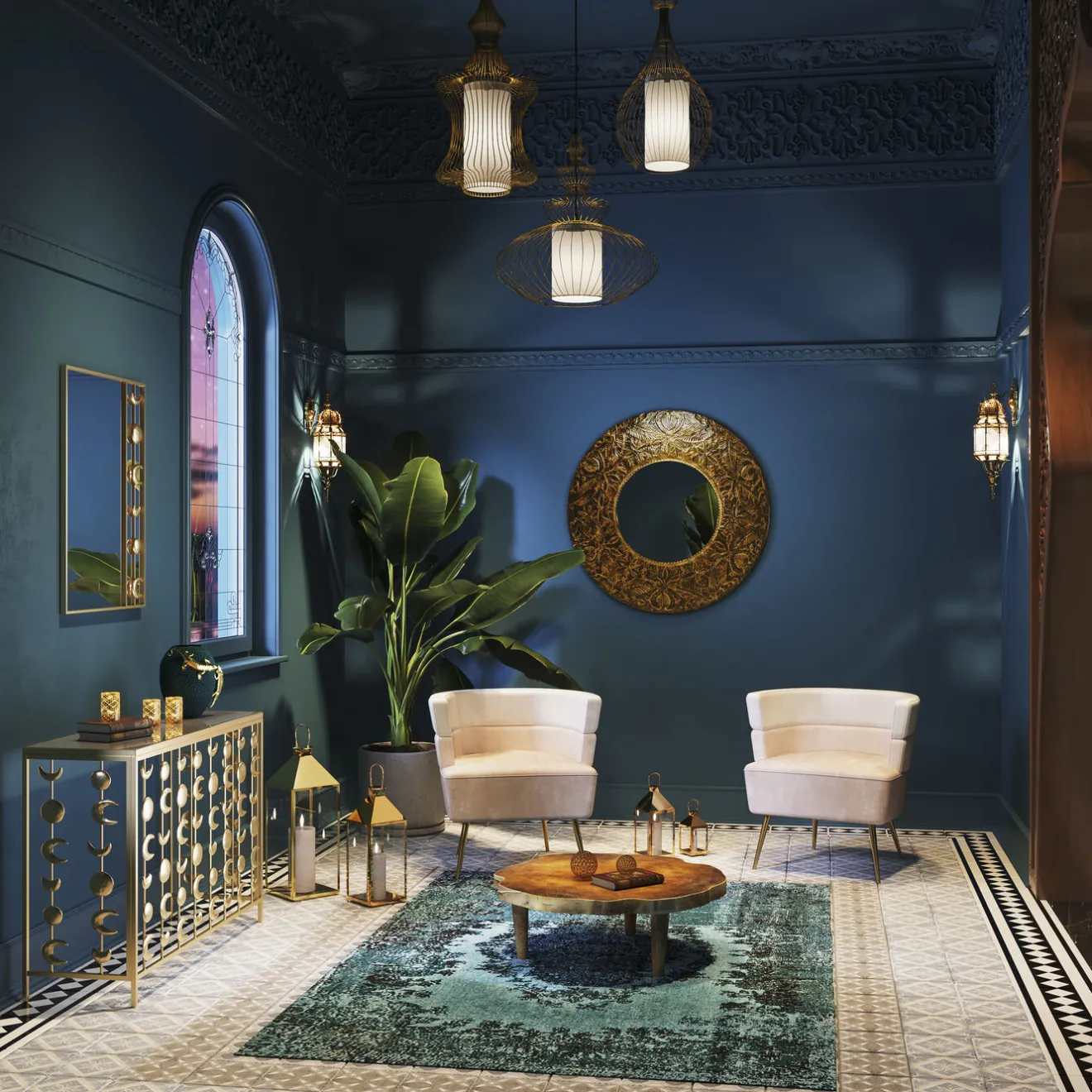 KARE Design Suspensions|Suspension Swing Iron Tre Dore