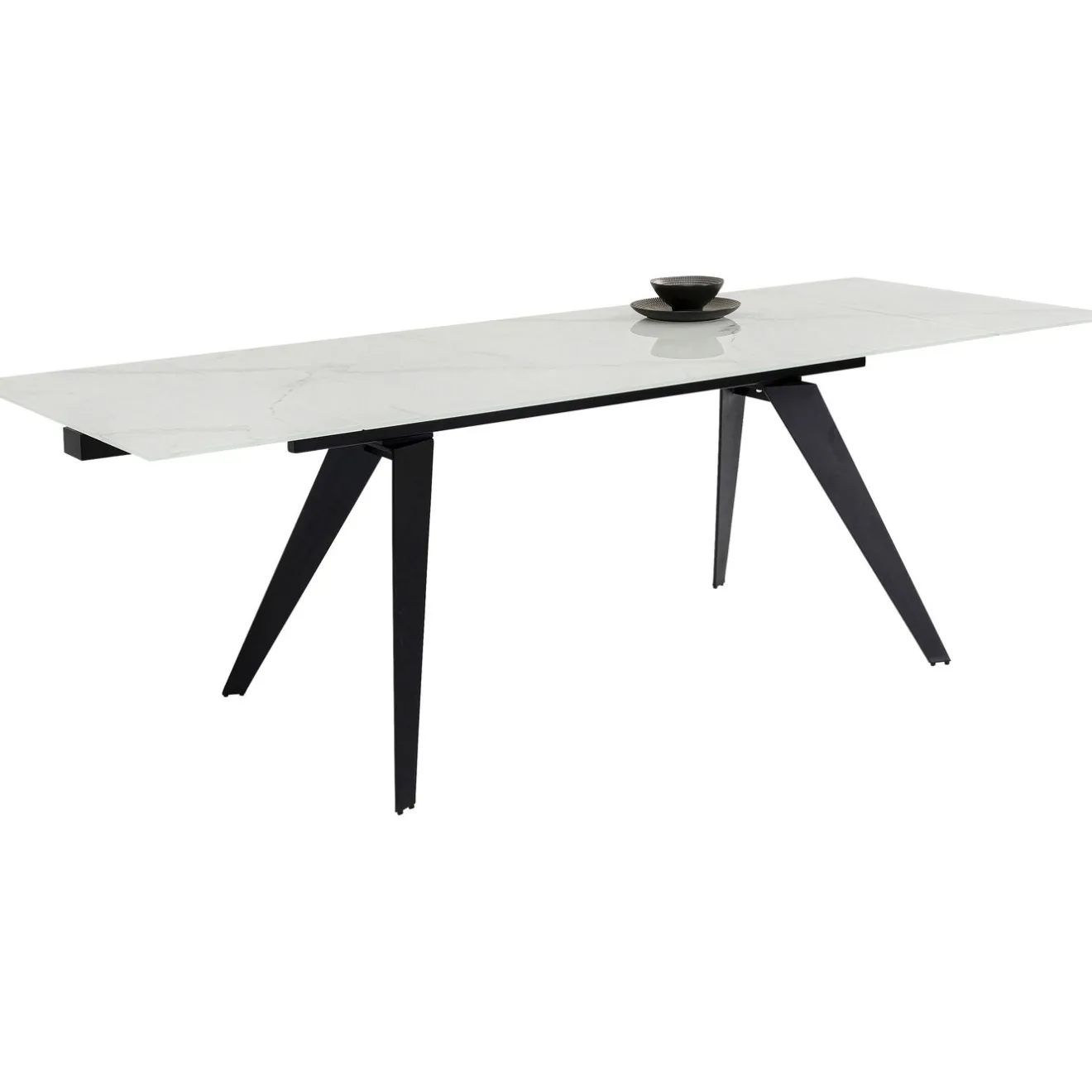 KARE Design Tables Extensibles|Table A Rallonges Amsterdam Look Marbre 160(40+40)