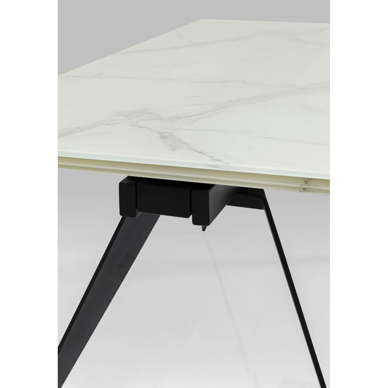 KARE Design Tables Extensibles|Table A Rallonges Amsterdam Look Marbre 160(40+40)