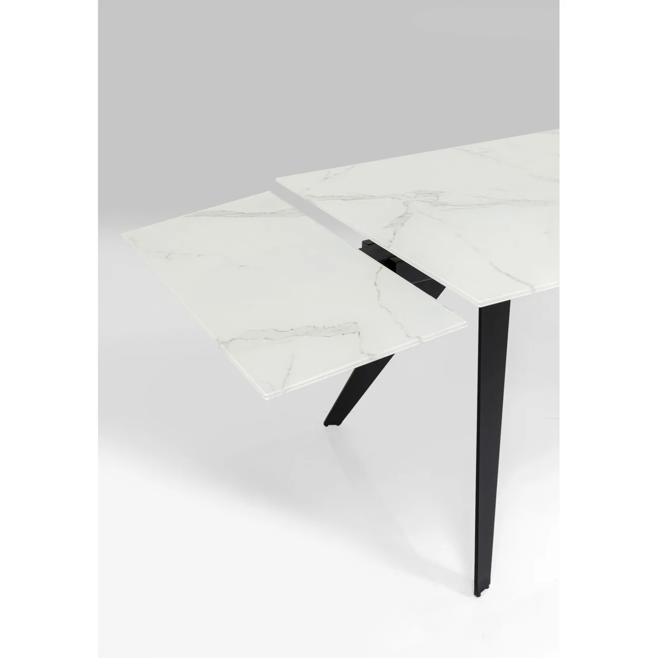 KARE Design Tables Extensibles|Table A Rallonges Amsterdam Look Marbre 160(40+40)