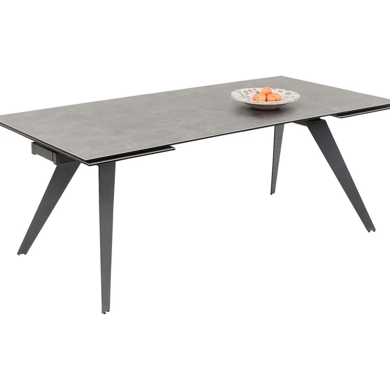 KARE Design Tables Extensibles|Table A Rallonges Amsterdam Fonce 200/45+45)X100Cm