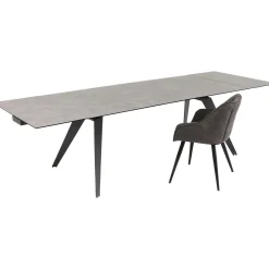 KARE Design Tables Extensibles|Table A Rallonges Amsterdam Fonce 200/45+45)X100Cm