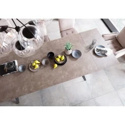 KARE Design Tables Extensibles|Table A Rallonges Amsterdam Fonce 200/45+45)X100Cm