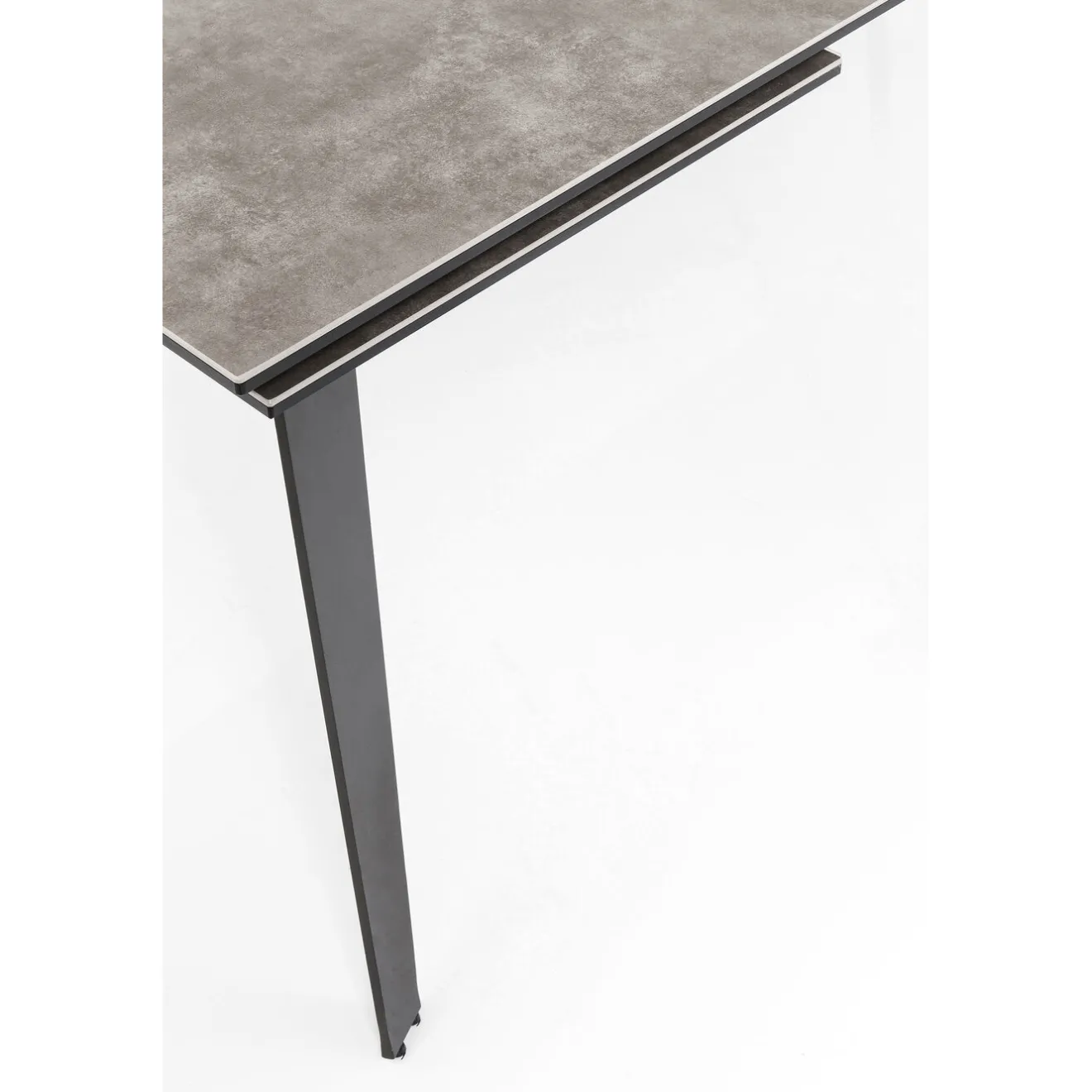 KARE Design Tables Extensibles|Table A Rallonges Amsterdam Fonce 200/45+45)X100Cm