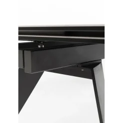KARE Design Tables Extensibles|Table A Rallonges Amsterdam Fonce 200/45+45)X100Cm