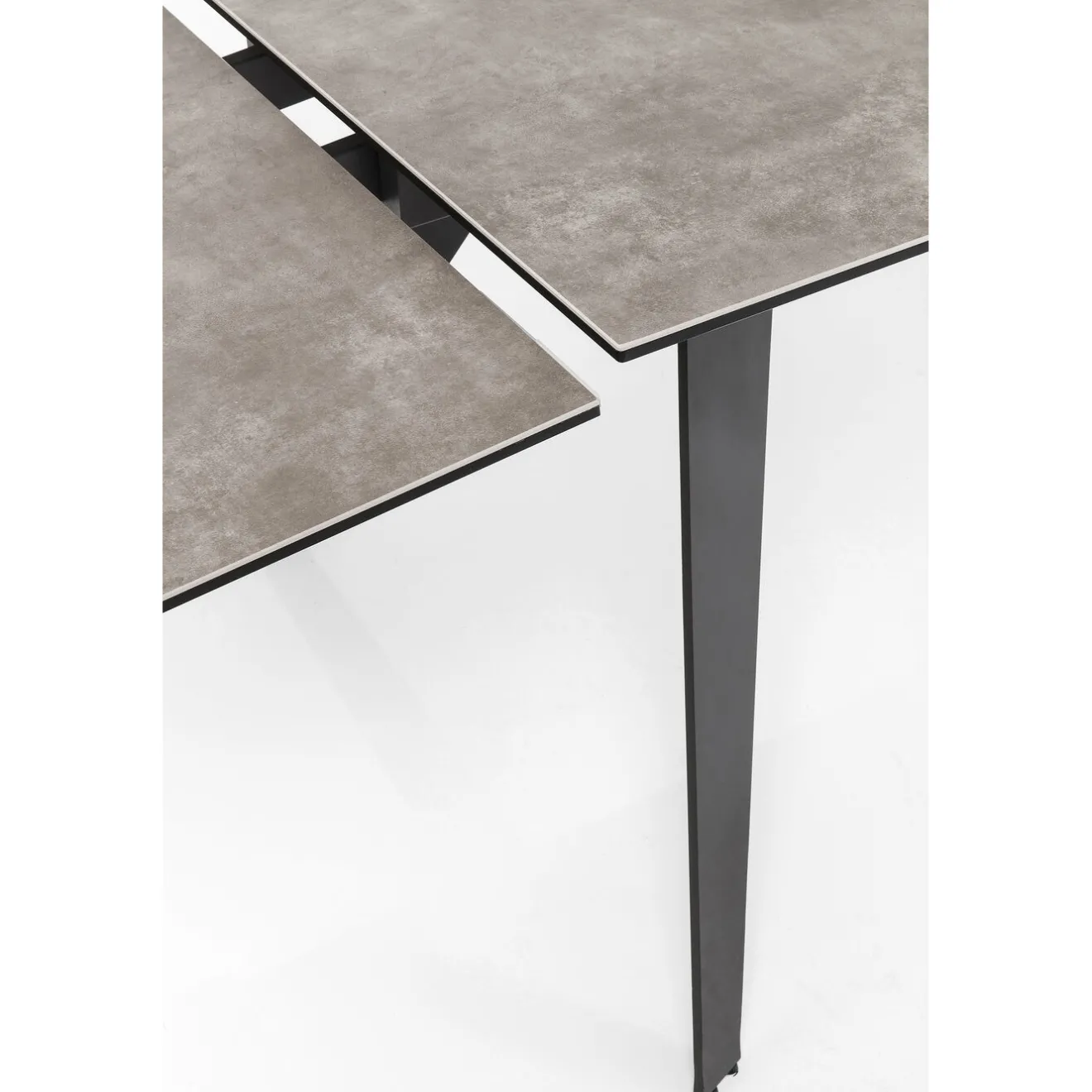 KARE Design Tables Extensibles|Table A Rallonges Amsterdam Fonce 200/45+45)X100Cm