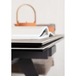 KARE Design Tables Extensibles|Table A Rallonges Amsterdam Fonce 200/45+45)X100Cm