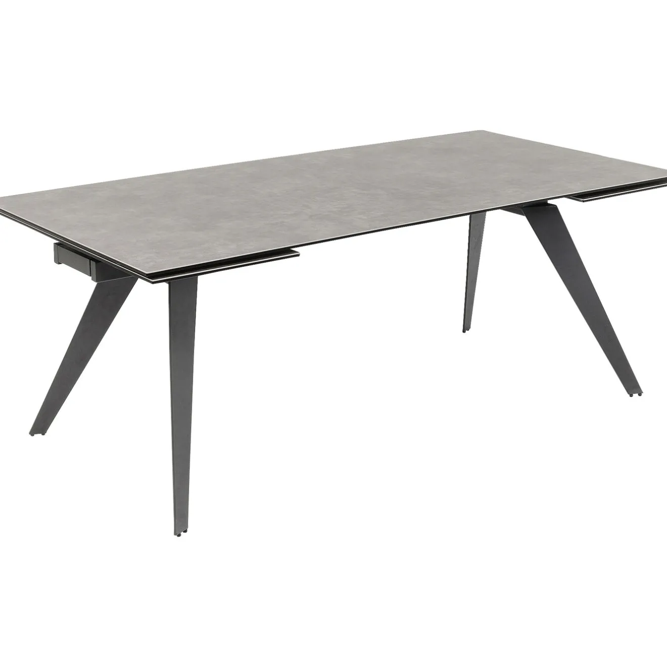 KARE Design Tables Extensibles|Table A Rallonges Amsterdam Fonce 200/45+45)X100Cm