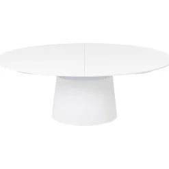 KARE Design Tables Extensibles|Table A Rallonges Benvenuto Blanche 200(50)X110Cm