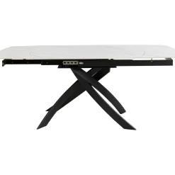 KARE Design Tables Extensibles|Table A Rallonges Twist Onyx 120(30+30)X90Cm