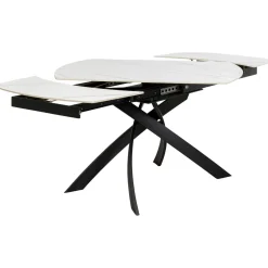 KARE Design Tables Extensibles|Table A Rallonges Twist Onyx 120(30+30)X90Cm