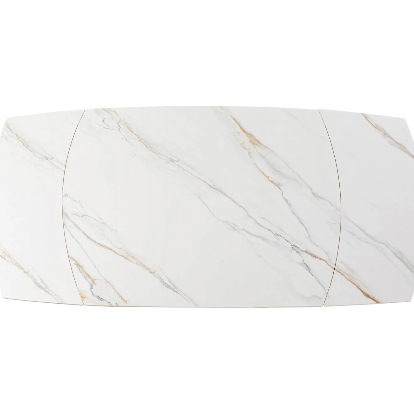 KARE Design Tables Extensibles|Table A Rallonges Twist Onyx 120(30+30)X90Cm