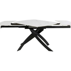 KARE Design Tables Extensibles|Table A Rallonges Twist Onyx 120(30+30)X90Cm