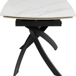 KARE Design Tables Extensibles|Table A Rallonges Twist Onyx 120(30+30)X90Cm
