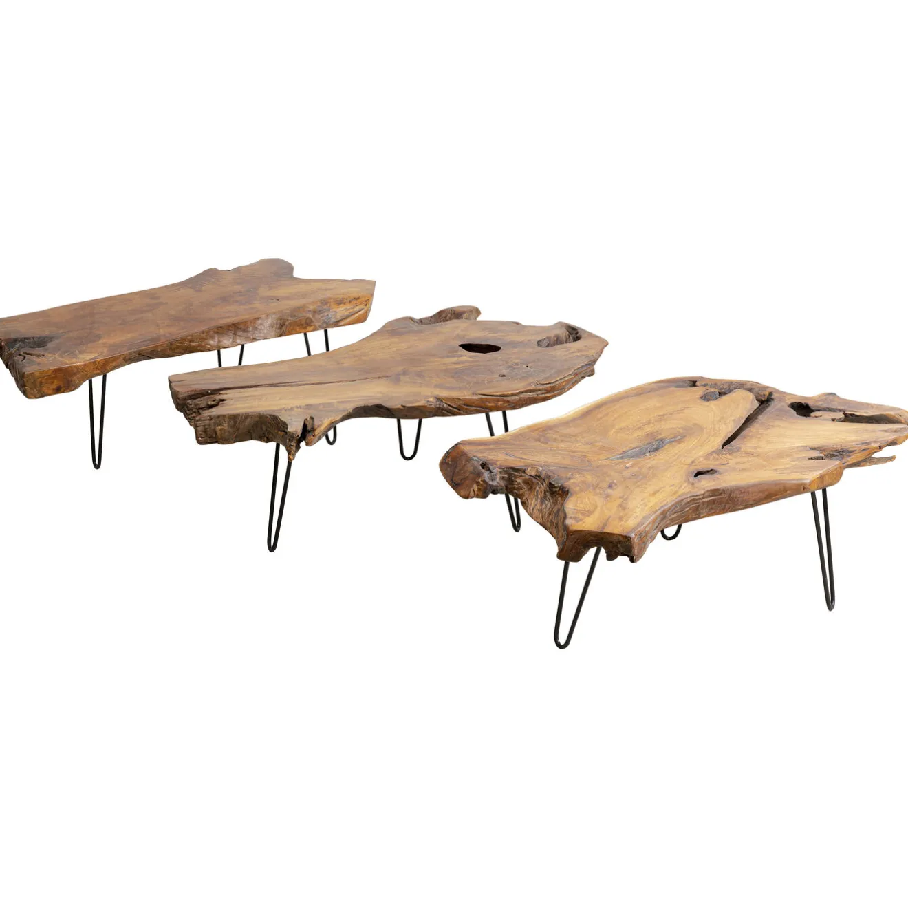 KARE Design Tables Basses|Table Basse Aspen Nature 100X60