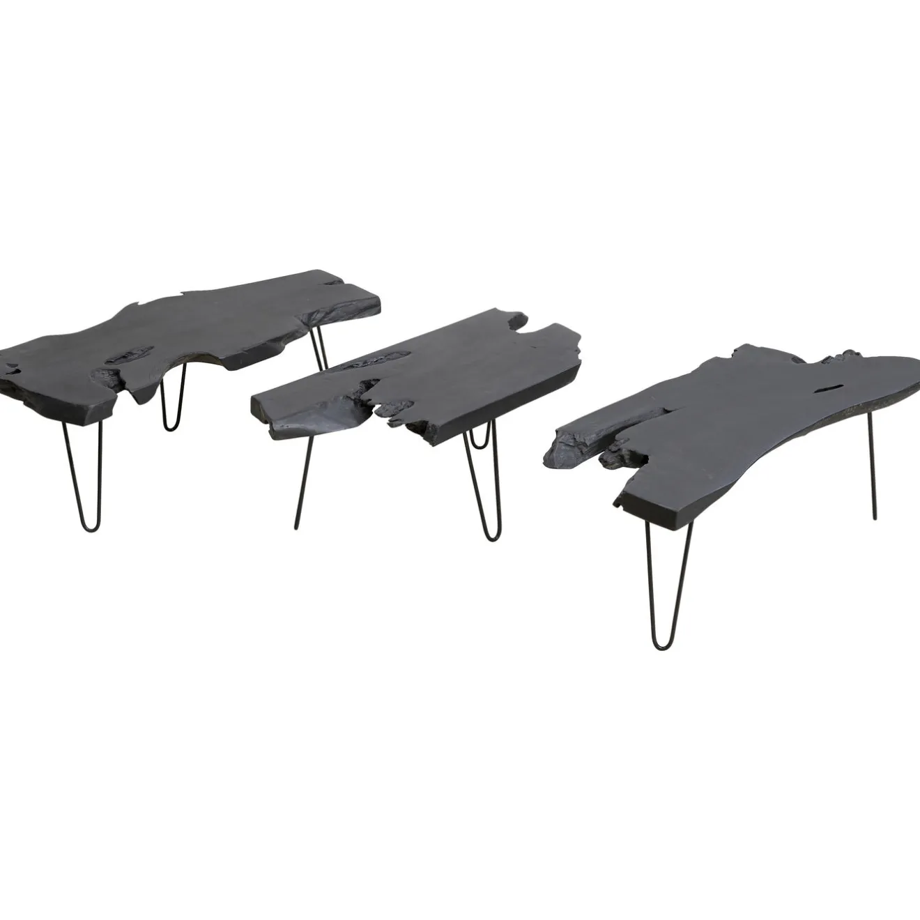 KARE Design Tables Basses|Table Basse Aspen Noir 100X40
